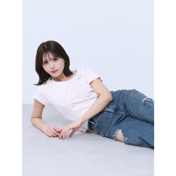 フリルモチーフTシャツ | EATME | 詳細画像21 