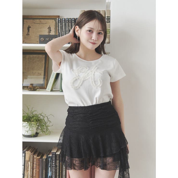 フリルモチーフTシャツ | EATME | 詳細画像6 