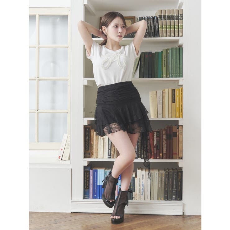 フリルモチーフTシャツ | EATME | 詳細画像7 