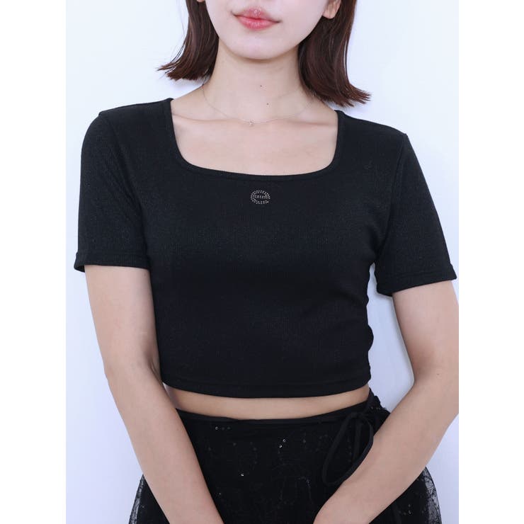 ラインストーンロゴTシャツ | EATME | 詳細画像10 