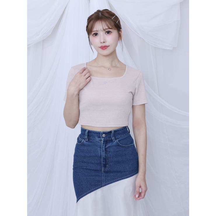 ラインストーンロゴTシャツ | EATME | 詳細画像15 