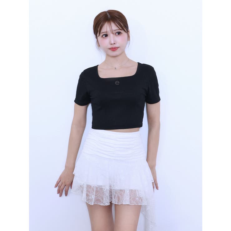 ラインストーンロゴTシャツ | EATME | 詳細画像4 