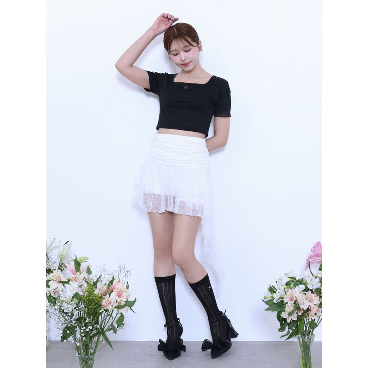 ラインストーンロゴTシャツ | EATME | 詳細画像7 