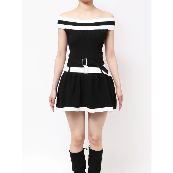 ダブルベルトオフショルニットワンピース | EATME | 詳細画像29 