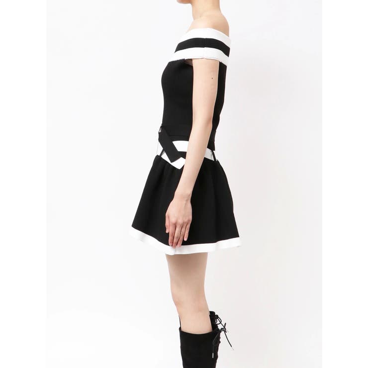 ダブルベルトオフショルニットワンピース | EATME | 詳細画像30 