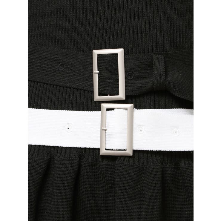 ダブルベルトオフショルニットワンピース | EATME | 詳細画像39 