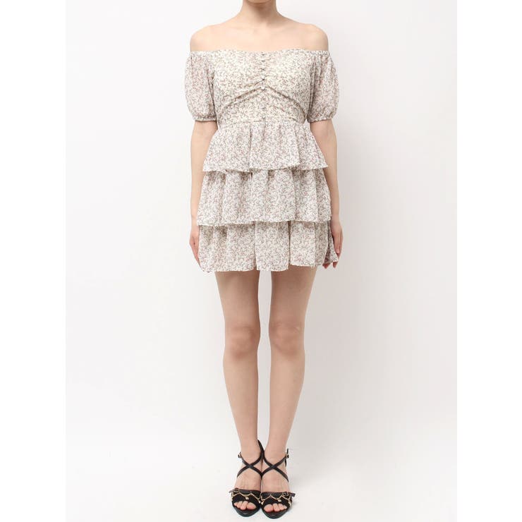 ミニフラワープリントオフショルワンピース | EATME | 詳細画像14 