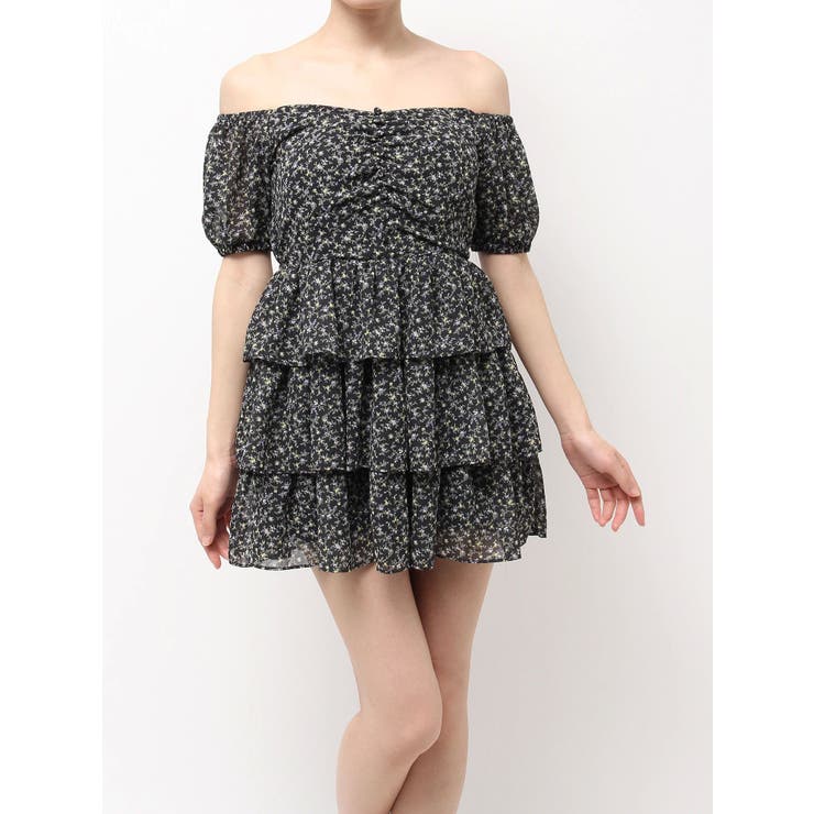 ミニフラワープリントオフショルワンピース | EATME | 詳細画像19 