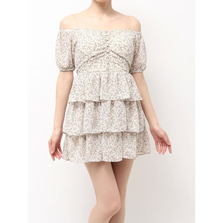 ミニフラワープリントオフショルワンピース | EATME | 詳細画像50 