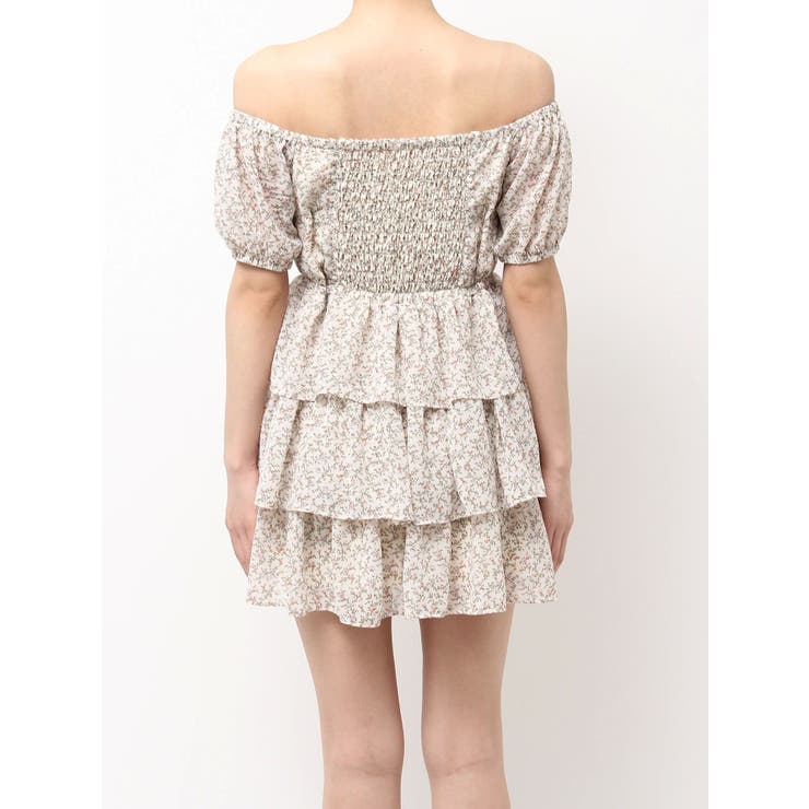 ミニフラワープリントオフショルワンピース | EATME | 詳細画像9 