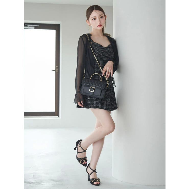 ヘムプリーツツイードワンピース | EATME | 詳細画像13 