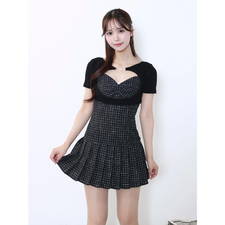 ヘムプリーツツイードワンピース | EATME | 詳細画像17 