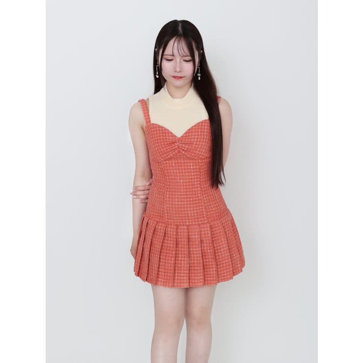 ヘムプリーツツイードワンピース | EATME | 詳細画像2 