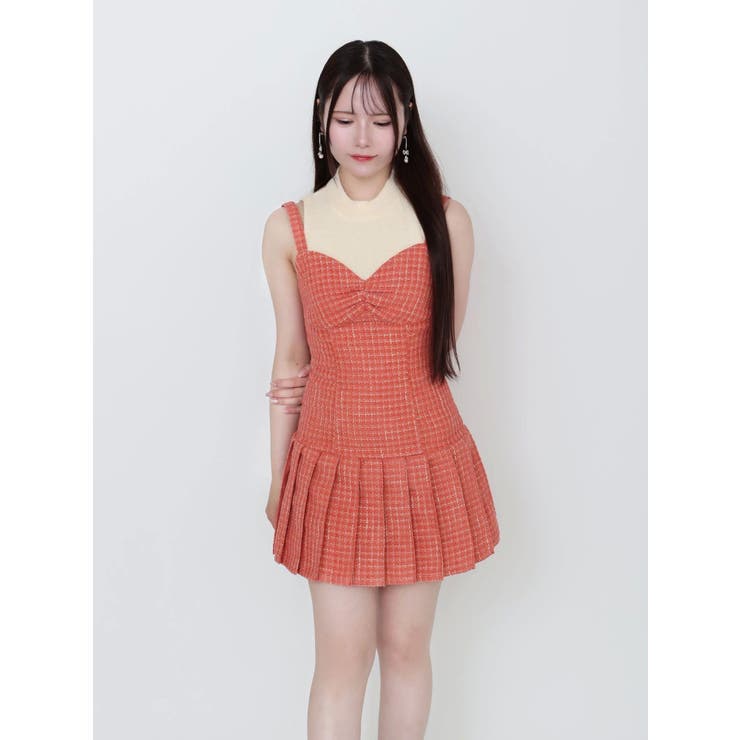 ヘムプリーツツイードワンピース | EATME | 詳細画像28 