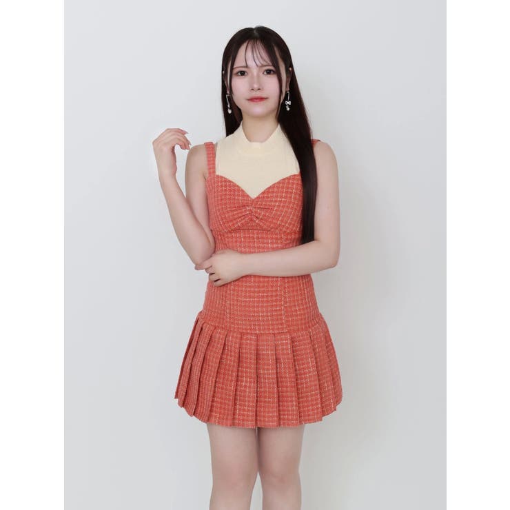 ヘムプリーツツイードワンピース | EATME | 詳細画像29 