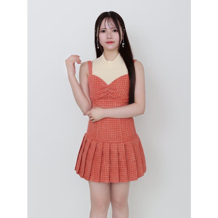 ヘムプリーツツイードワンピース | EATME | 詳細画像3 