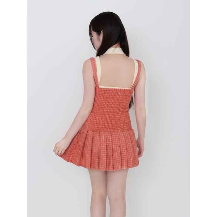 ヘムプリーツツイードワンピース | EATME | 詳細画像4 