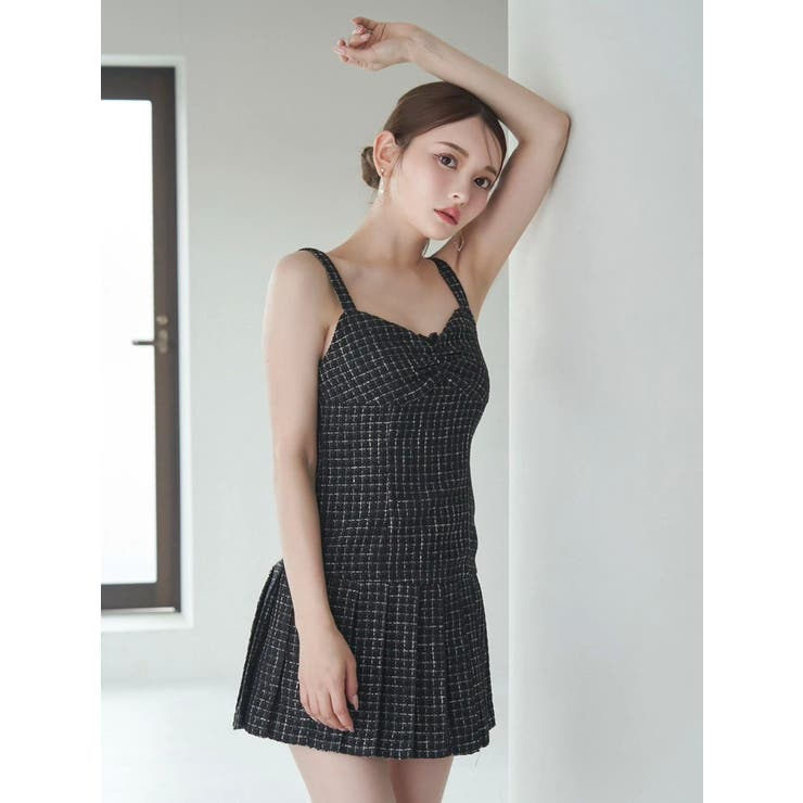 ヘムプリーツツイードワンピース | EATME | 詳細画像8 