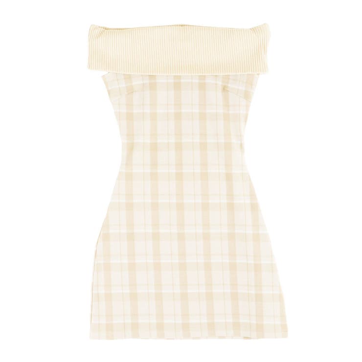 Backカットアウトチェックワンピース | EATME | 詳細画像35 