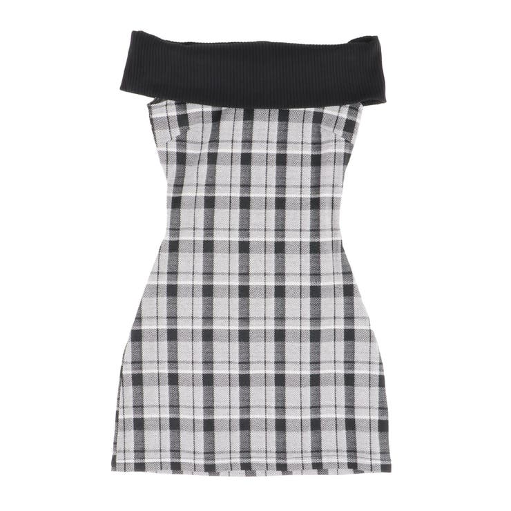 Backカットアウトチェックワンピース | EATME | 詳細画像36 