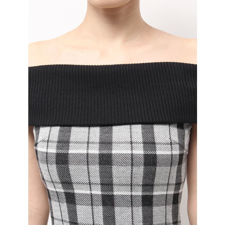 Backカットアウトチェックワンピース | EATME | 詳細画像38 