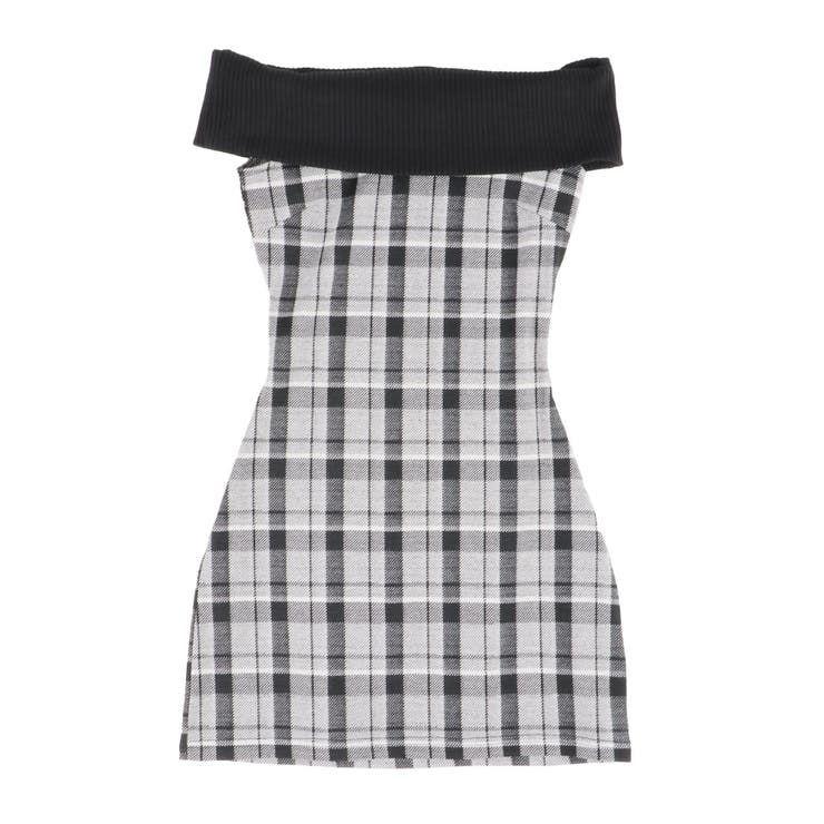 Backカットアウトチェックワンピース | EATME | 詳細画像48 