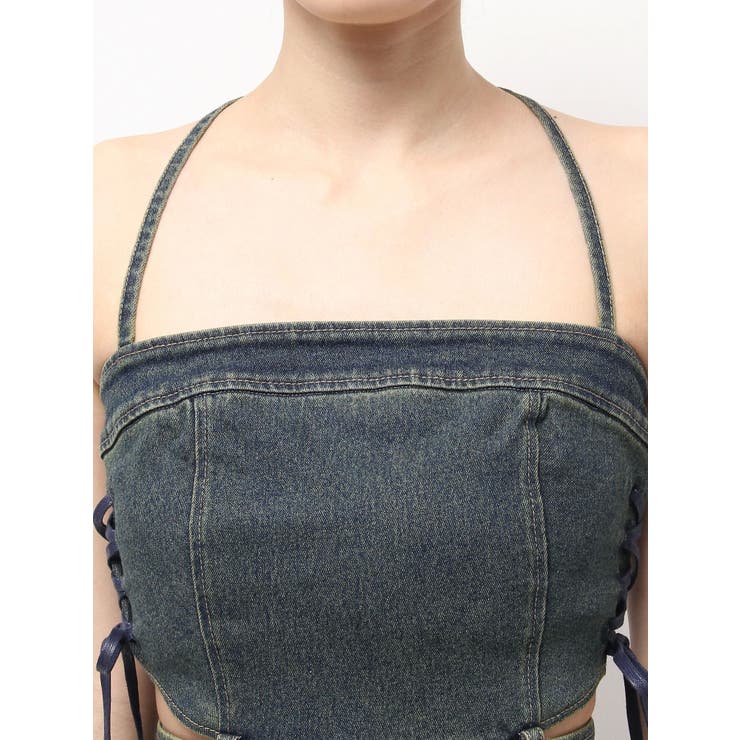 サイドレースアップデニムワンピース | EATME | 詳細画像17 