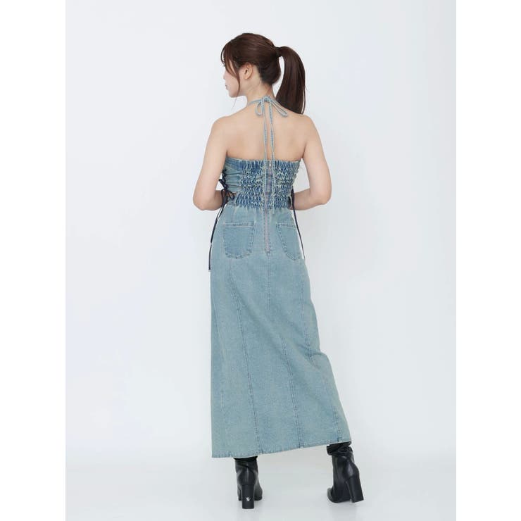 サイドレースアップデニムワンピース | EATME | 詳細画像28 