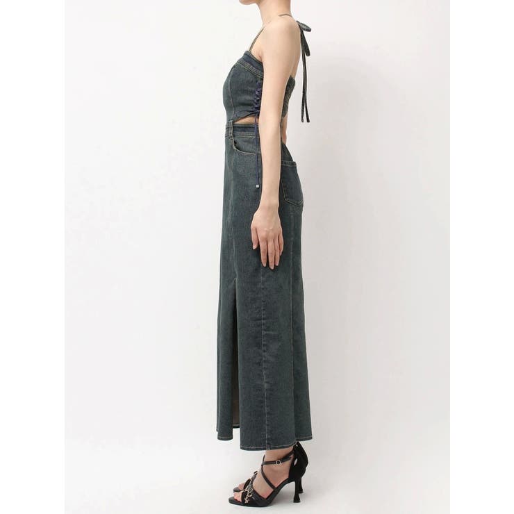 サイドレースアップデニムワンピース | EATME | 詳細画像31 