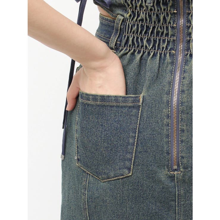 サイドレースアップデニムワンピース | EATME | 詳細画像35 