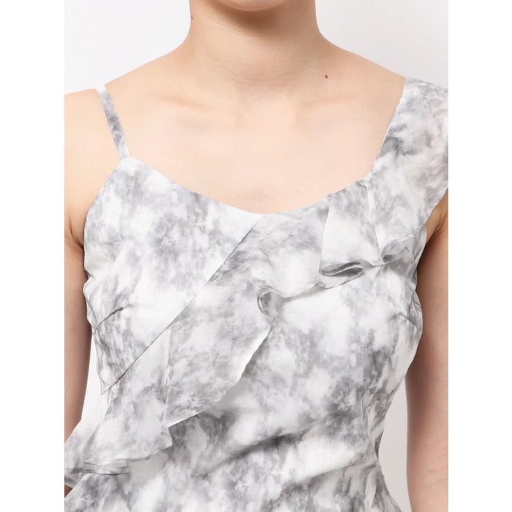 ラッフルアシンメトリータイダイプリントワンピース | EATME | 詳細画像28 