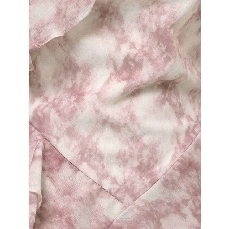 ラッフルアシンメトリータイダイプリントワンピース | EATME | 詳細画像34 