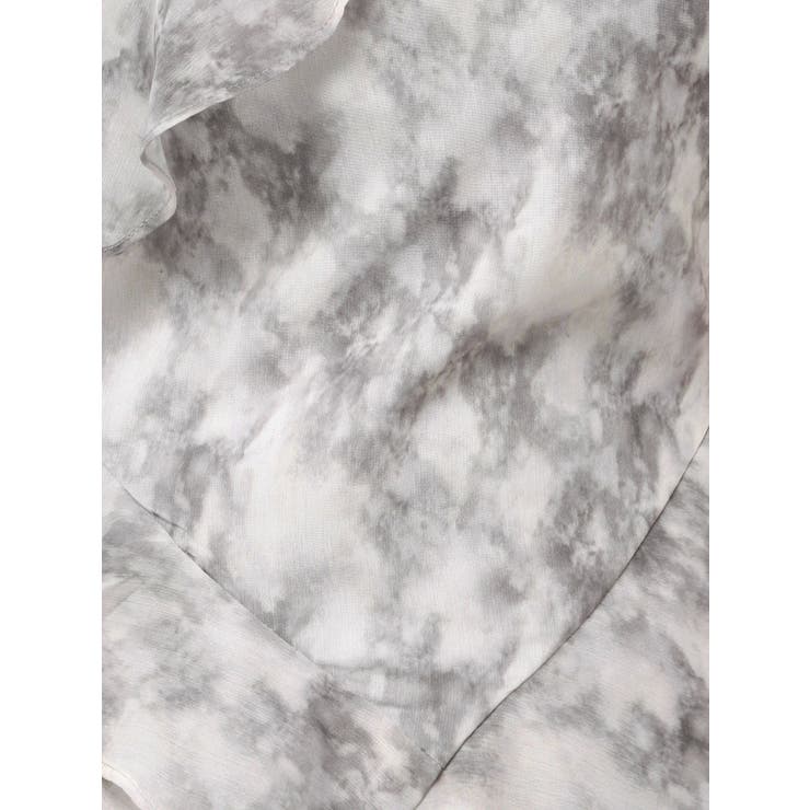 ラッフルアシンメトリータイダイプリントワンピース | EATME | 詳細画像36 