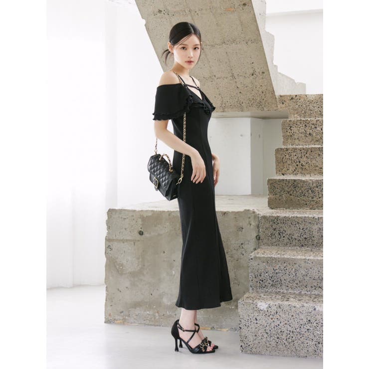 ベルテッドラッフルフリルワンピース | EATME | 詳細画像2 