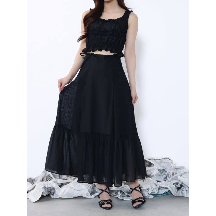 【SETUP】ギャザーノースリーブTOP | EATME | 詳細画像11 