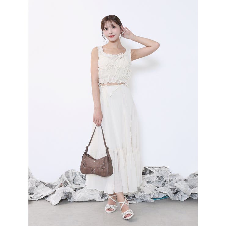 【SETUP】ギャザーノースリーブTOP | EATME | 詳細画像13 