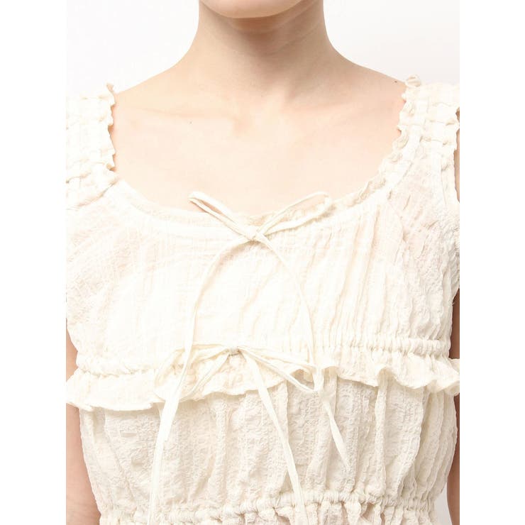 【SETUP】ギャザーノースリーブTOP | EATME | 詳細画像22 