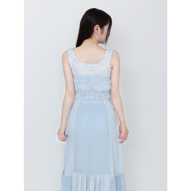 【SETUP】ギャザーノースリーブTOP | EATME | 詳細画像3 