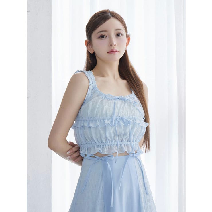 【SETUP】ギャザーノースリーブTOP | EATME | 詳細画像39 