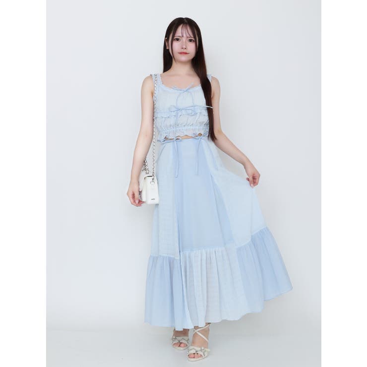 【SETUP】ギャザーノースリーブTOP | EATME | 詳細画像4 