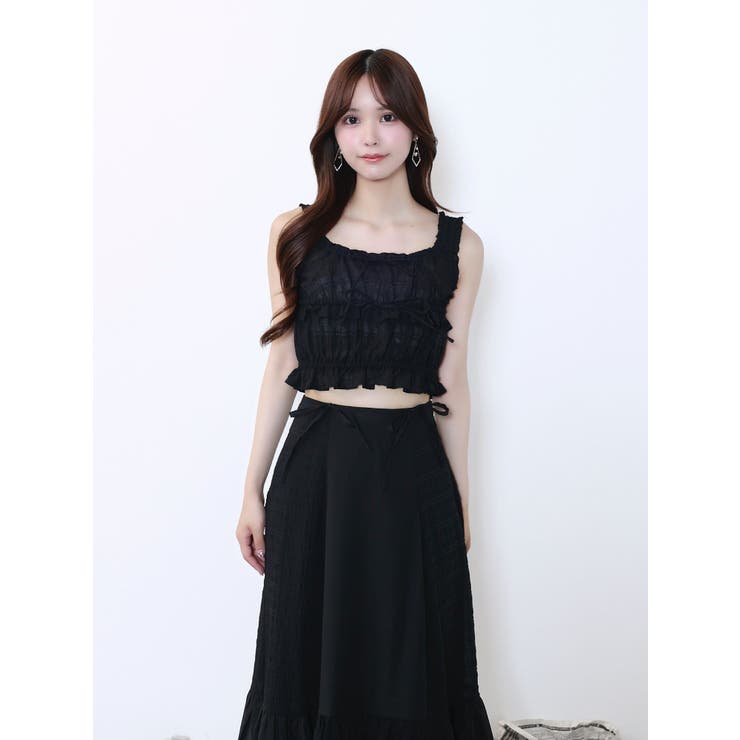 【SETUP】ギャザーノースリーブTOP | EATME | 詳細画像6 