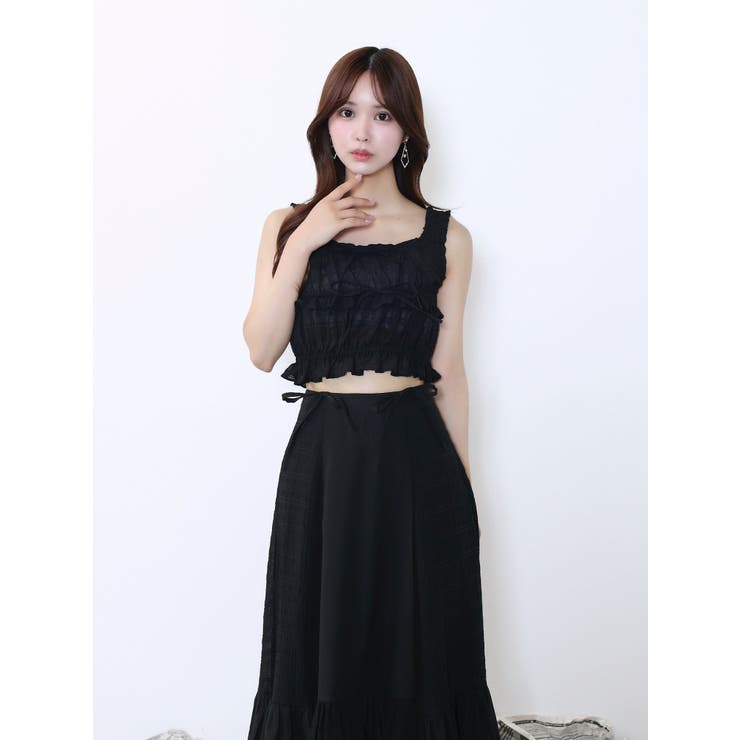 【SETUP】ギャザーノースリーブTOP | EATME | 詳細画像7 