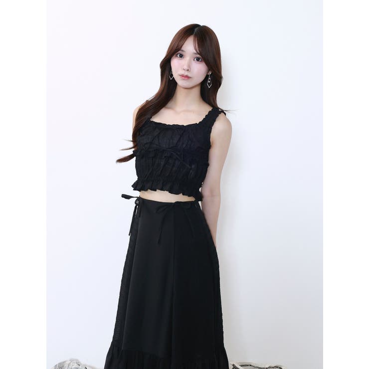 【SETUP】ギャザーノースリーブTOP | EATME | 詳細画像8 