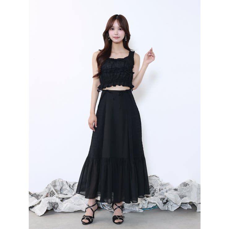 【SETUP】ギャザーノースリーブTOP | EATME | 詳細画像9 