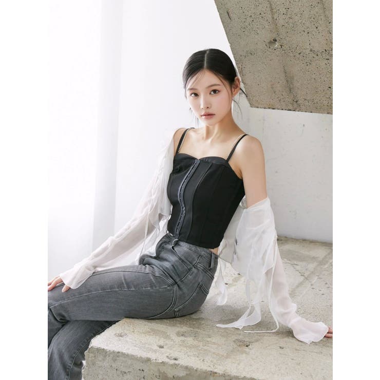 フロントホックキャミTOP | EATME | 詳細画像7 