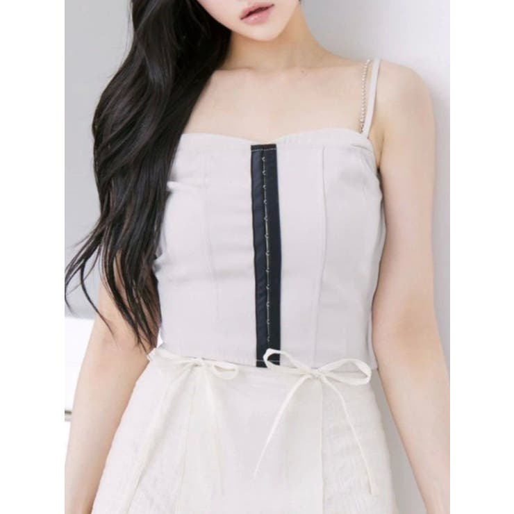 オフホワイト | フロントホックキャミTOP | EATME