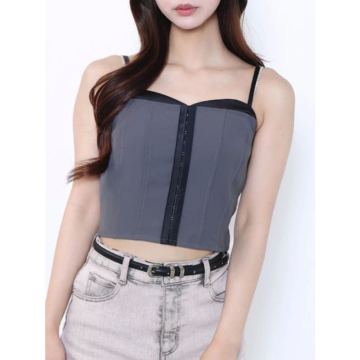 グレー | フロントホックキャミTOP | EATME