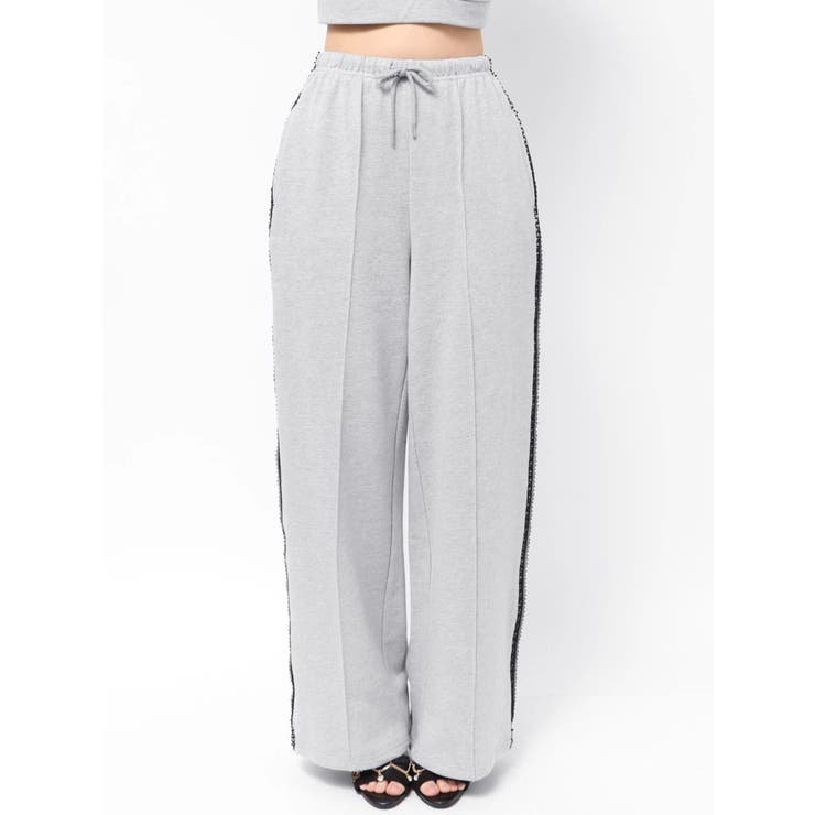 【SETUP着用可】サイドレーススウェットパンツ | EATME | 詳細画像14 