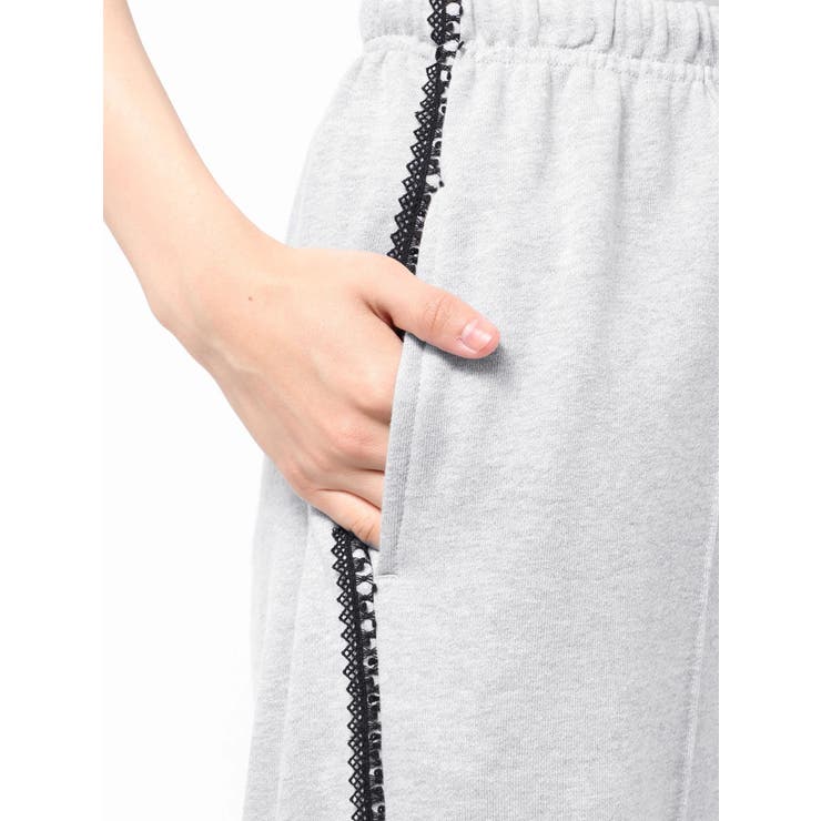 【SETUP着用可】サイドレーススウェットパンツ | EATME | 詳細画像18 