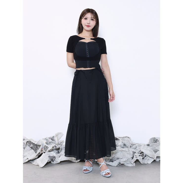 【SETUP】ギャザーロングスカート | EATME | 詳細画像10 